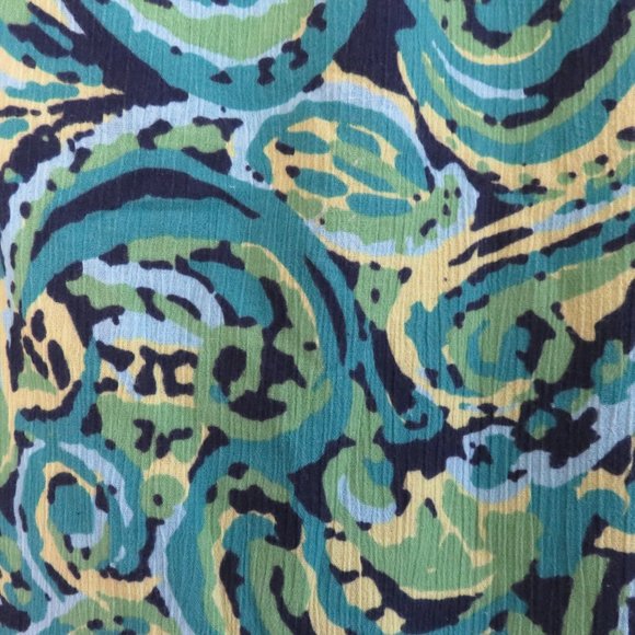 Merona Sleeveless Casual Dress | Green Paisley - Picture 3 of 10